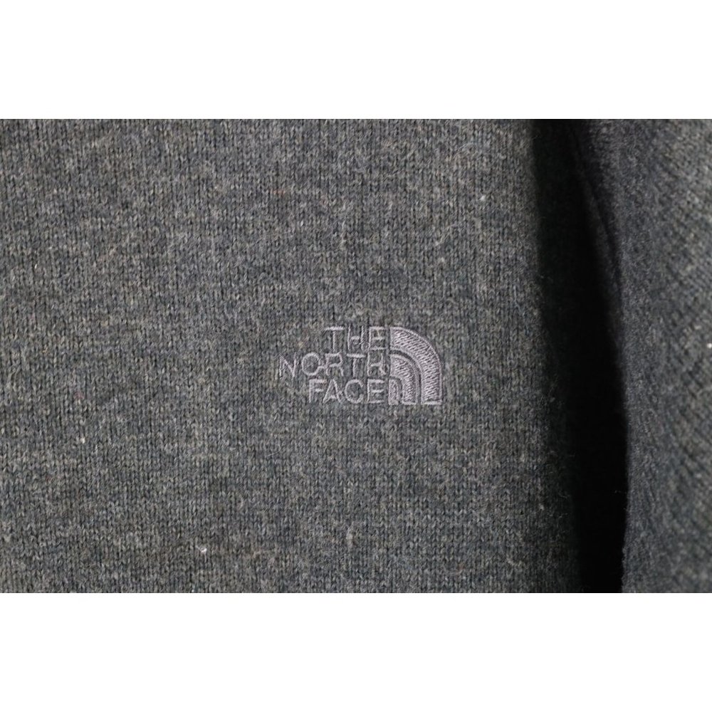 Vintage The North Face Mens Large Spell Out Wool Blend Knit Crewneck Sweater - Picture 4 of 8